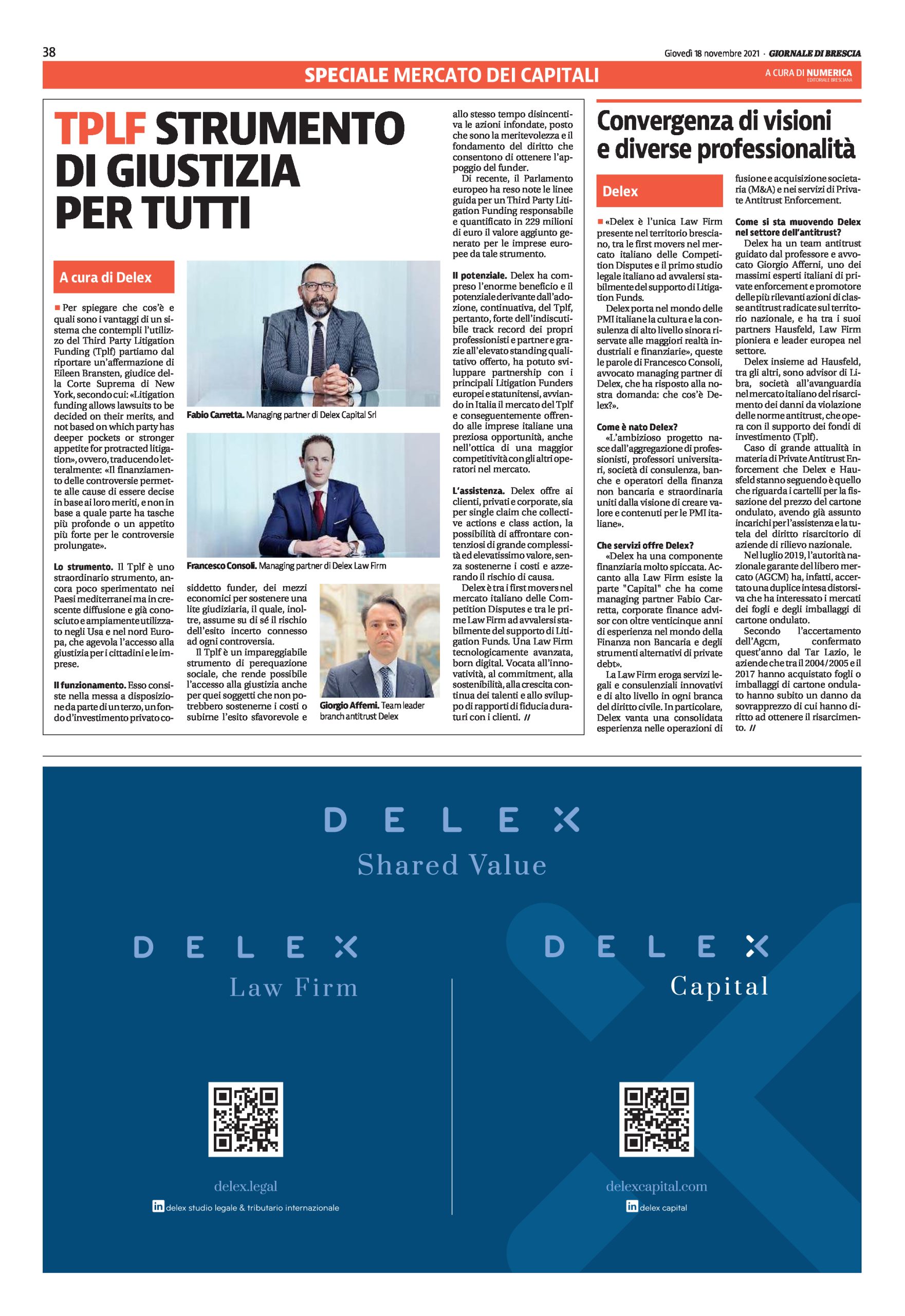 TPLF, strumento di giustizia per tutti