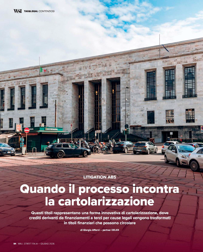 Quando il processo incontra la cartolarizzazione